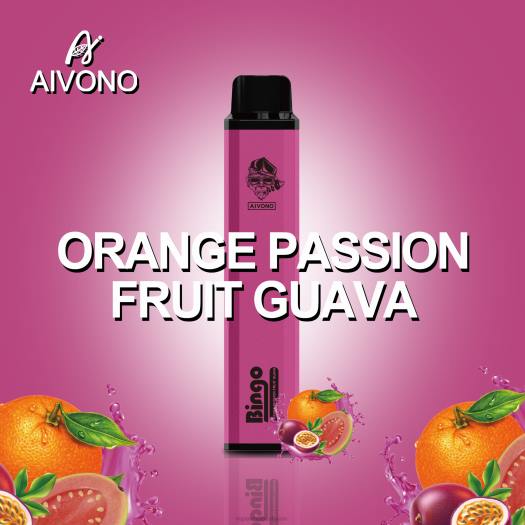 Wholesale Vape Market Uae - Aivono AIM BINGO 4000 جوافة برتقال باشن فروت PZ6H132